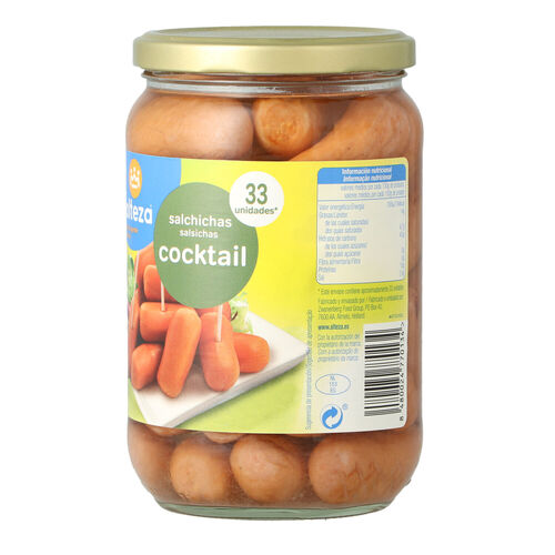 SALCHICHAS ALTEZA COCKTAIL TARRO 400g image number