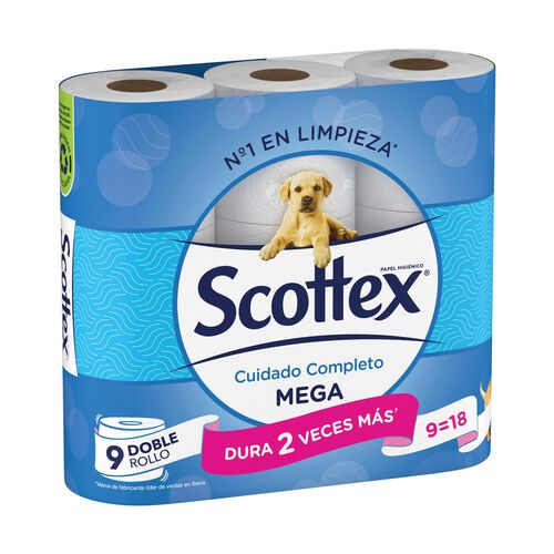 Papel higienico SCOTTEX megarollo 9 rollos image number