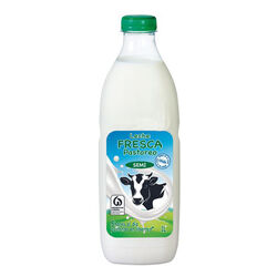 LECHE FRESCA SEMIDESNATADA 1L