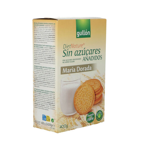 Galleta Mar&iacute;a Dorada Zero GULL&Oacute;N 400g image number