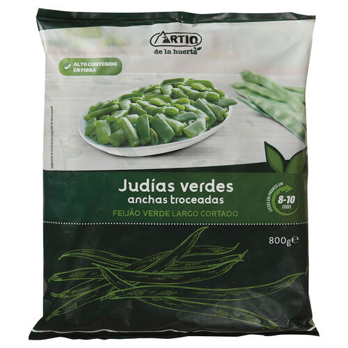 JUDIA VERDE PLANA ARTIQ CONGELADA 800g image number