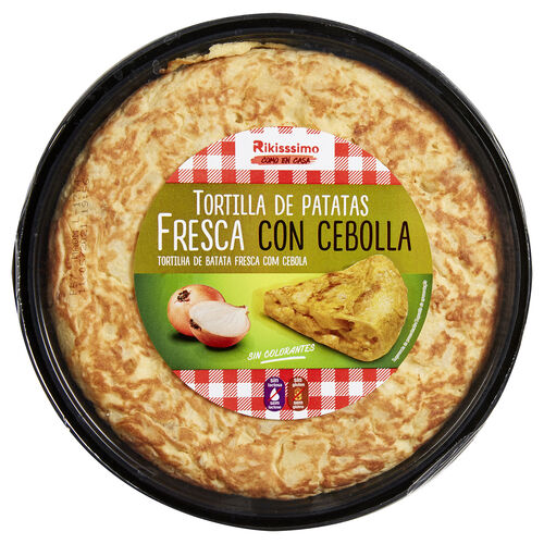 TORTILLA FRESCA CEBOLLA RIKISSSIMO 500g image number