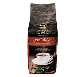 Cafe en grano natural 1kg