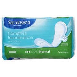 Compresa incontinencia normal SECRETISIMA 12uds