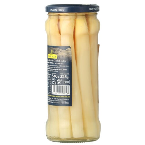 ESPARRAGOS CARRETILLA 8/12F 540g image number