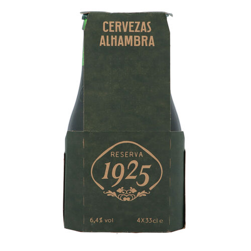 Cerveza Reserva ALHAMBRA 1925 4x33cl image number