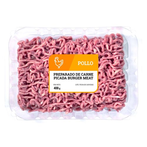 Preparado de carne picada Burger Meat de pollo 400g image number