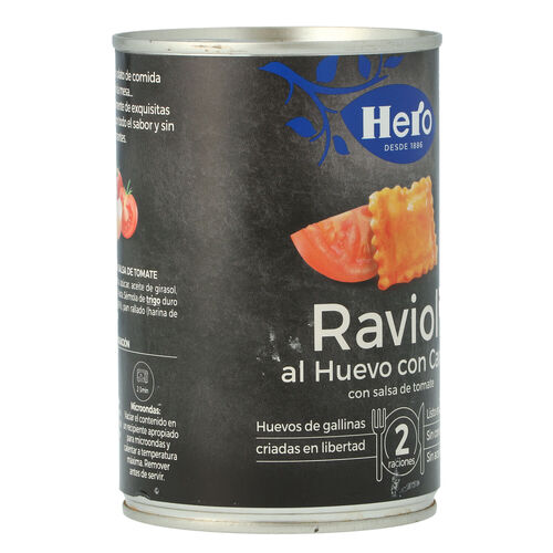 RAVIOLI SALSA HERO LATA 420g image number