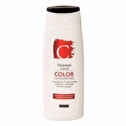 CHAMPU COLOR PARA CABELLOS TEÑIDOS ENRIQUECIDO CON COMPLEJO DE CERAMIDAS CROWE 400ml image number