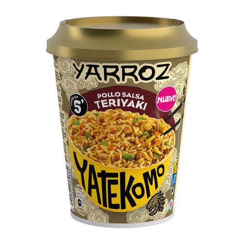 Yarroz de pollo y salsa Teriyaki YATEKOMO 83g image number