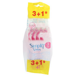 MAQUINILLA DEPILACION GILLETTE VENUS BASIC 3 + 1uds