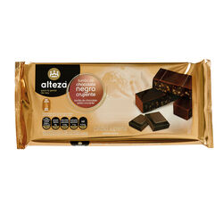 Turrón de chocolate negro crujiente ALTEZA 250g