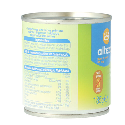 CHAMPIÑON LAMINADO ALTEZA 185g image number