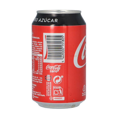 COCA COLA ZERO LATA 33cl image number