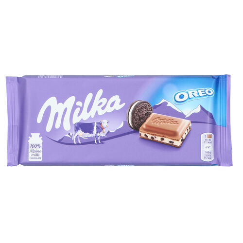 CHOCOLATE CON OREO MILKA 100g image number