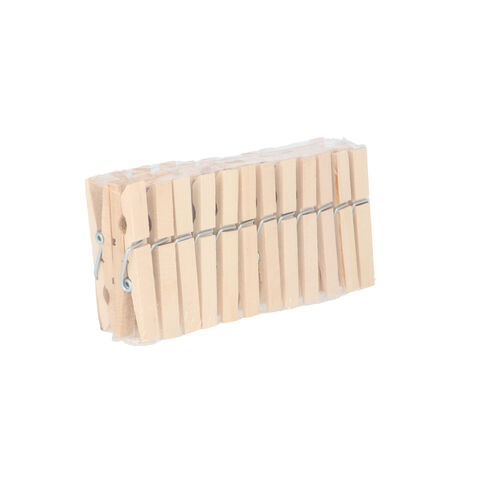 PINZAS SELEX MADERA 24uds image number
