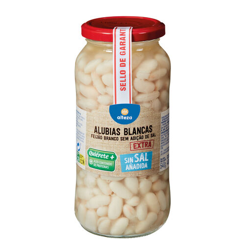 Alubia cocida ALTEZA baja sal 580ml image number