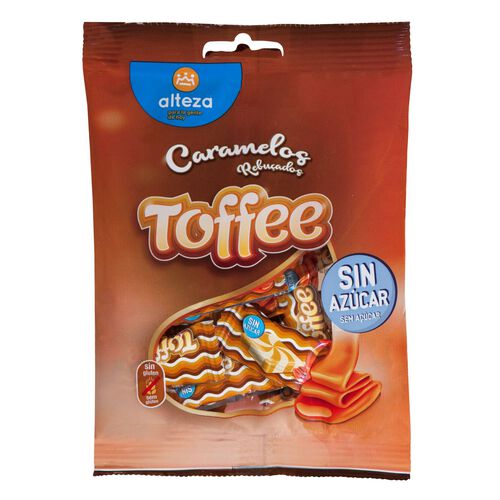 CARAMELOS TOFFE SIN AZUCAR ALTEZA 90g image number