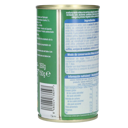 Aceituna rellena ALTEZA 350g image number
