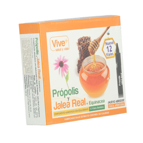 PROPOLIS Y JALEA REAL VIVE+ 12uds 10ml image number