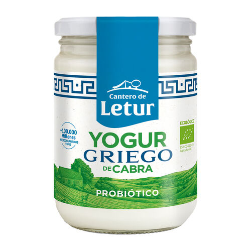 Yogur griego ecol&oacute;gico de cabra CANTERO DE LETUR 420g image number