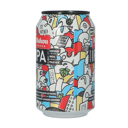 CERVEZA MAHOU IPA LATA 33cl image number