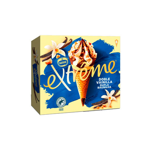 Helado cono doble vainilla extreme NESTL&Eacute; 6x120ml image number