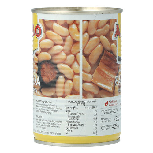 Fabada ASTURIANA ALBO lata 425g image number