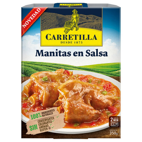 Manitas en salsa CARRETILLA 350g image number