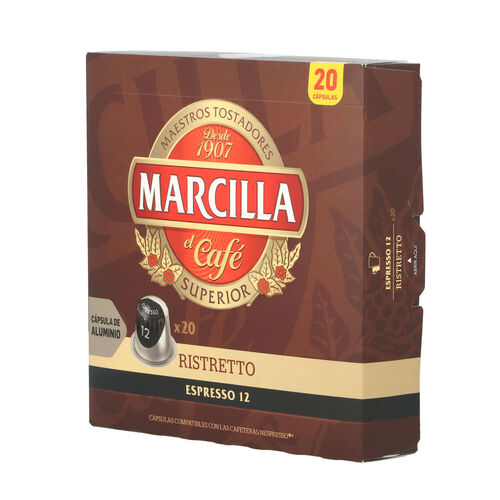 Caf&eacute; MARCILLA ristroto 20 c&aacute;psulas image number