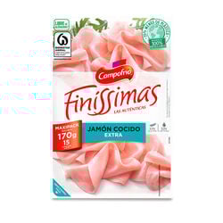 Jamon cocido finíssimas campofrío 170g