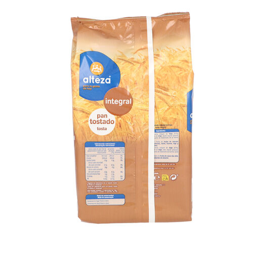Pan tostado Integral ALTEZA 30uds 270g image number