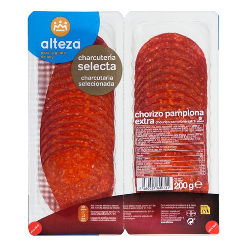 Chorizo pamplona Extra ALTEZA pack 2x90g image number