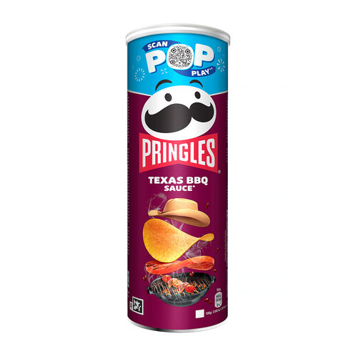 SNACK DE PATATA BARBACOA PRINGLES 165g image number