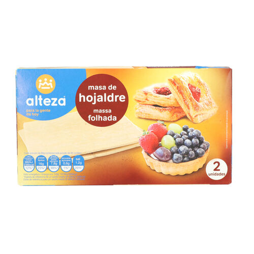 MASA ALTEZA HOJALDRE CONGELADA 500g image number