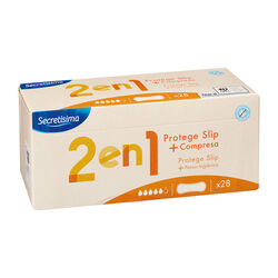 Protege slip+compresa 2en1 SECRETISIMA 28uds