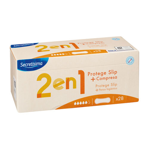 Protege slip+compresa 2en1 SECRETISIMA 28uds image number