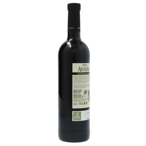 Vino tinto DOCa Rioja ANTA&Ntilde;O 750ml image number