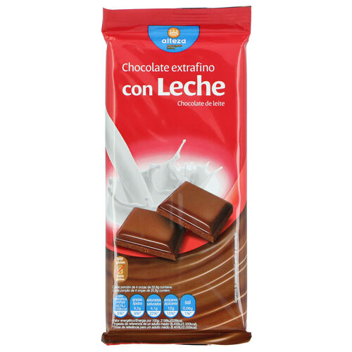 CHOCOLATE LECHE ALTEZA 125g image number