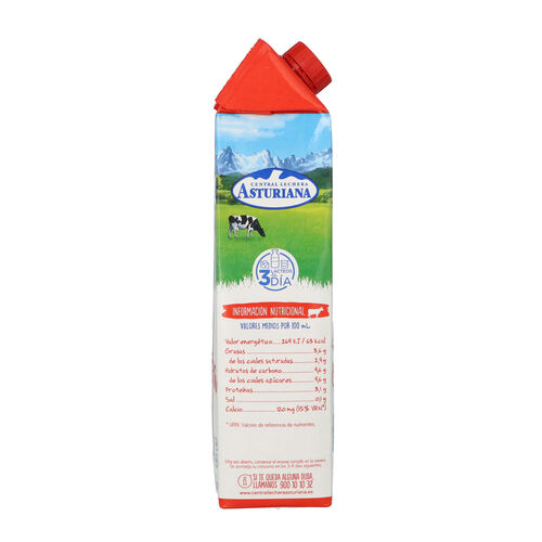 LECHE ENTERA CENTRAL LECHERA ASTURIANA 1L image number