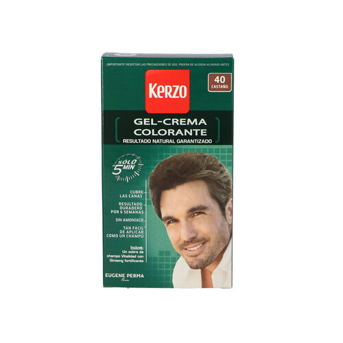 TINTE CABALLERO KERZO CASTAÑO 140ml image number