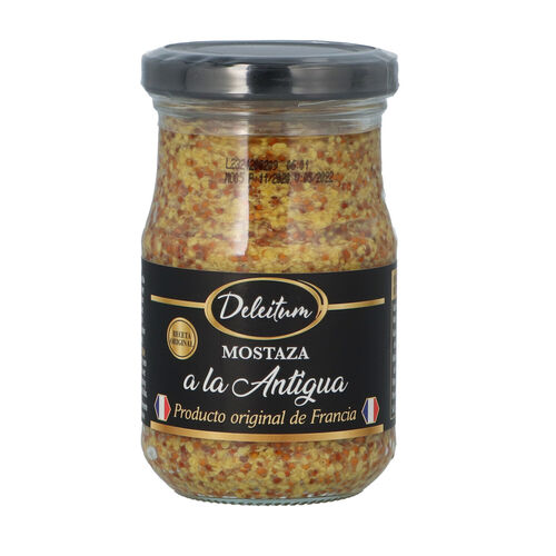 Salsa de mostaza a la Antigua Dijon DELEITUM 190g image number