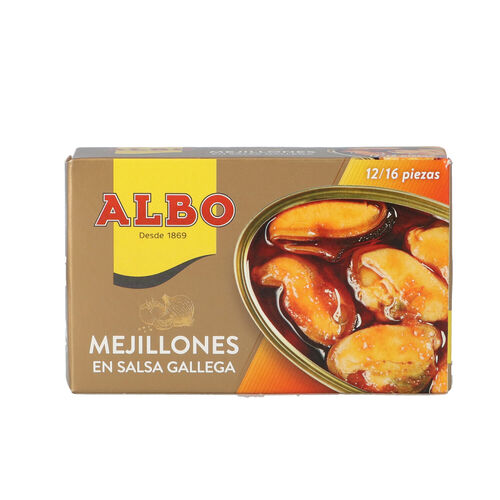 MEJILLON SALSA GALLEGA ALBO 12/16 115g image number