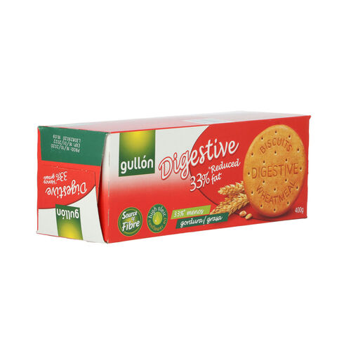DIGESTIVA 33% MENOS AZUCAR GULLON 400g image number