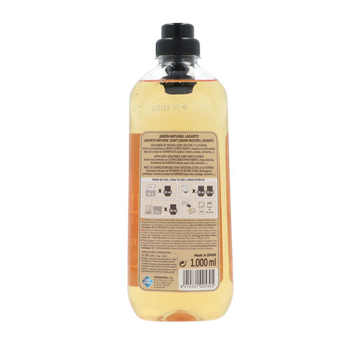 Jabon LAGARTO Natural liquido 1L image number