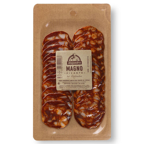 CHORIZO PICANTE MAGNO LONCHAS 100g image number