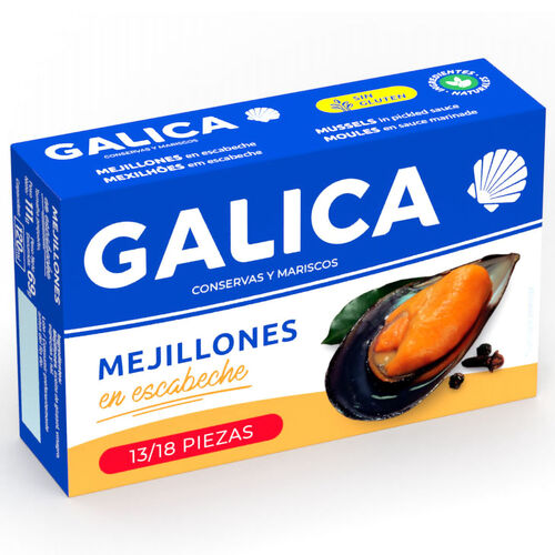 Mejill&oacute;n GALICA escabeche 13/18 111g image number