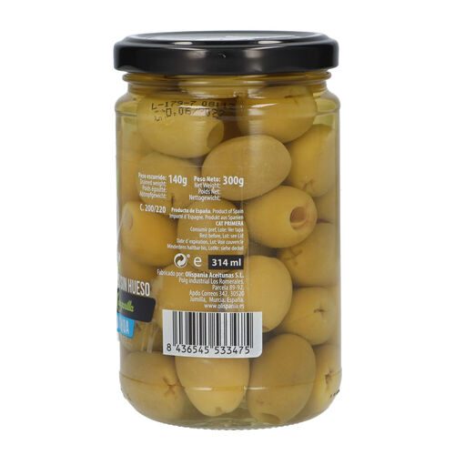 Aceituna OLISPANIA sin hueso 314g image number