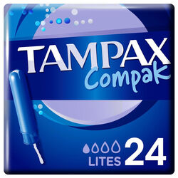 TAMPONES TAMPAX COMPACK LITES 24uds