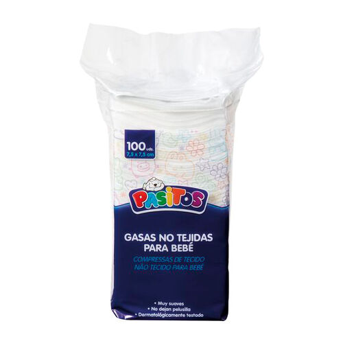 GASAS NO TEJIDAS PARA BEBÉ PASITOS 100uds image number